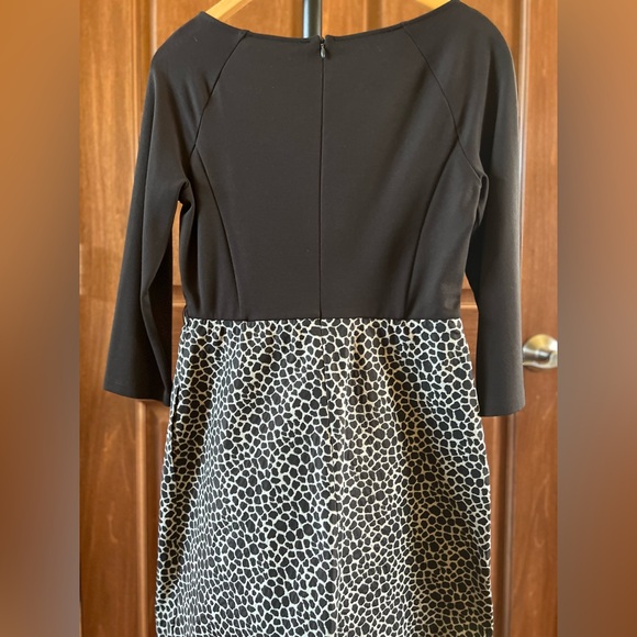 Weekend Max Mara Dress with Cropped Sleeves Brown Leopard Size L - Picture 7 of 16